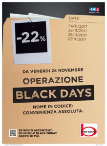 operazione black days black friday